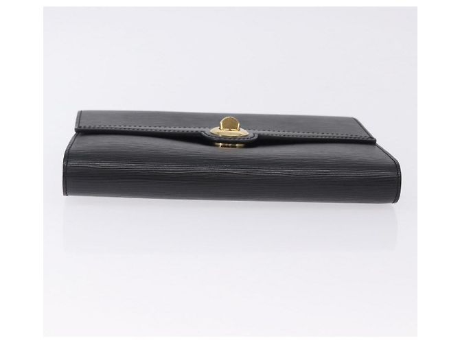 LOUIS VUITTON Epi Pochette Arche Shoulder Bag Black Noir M52572 LV Auth BA15120 Nero - vista 6
