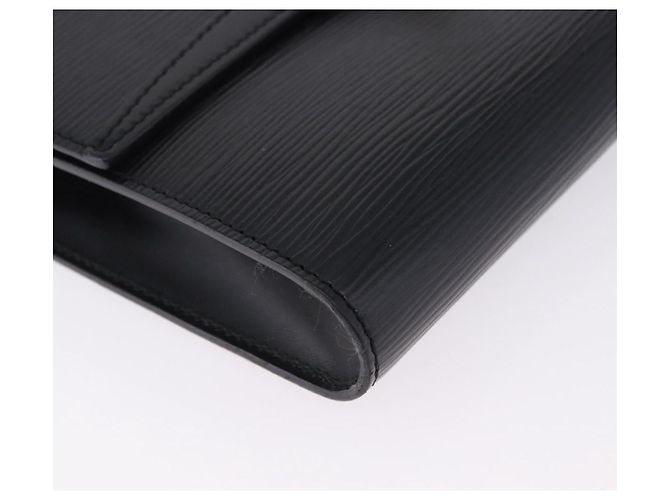 LOUIS VUITTON Epi Pochette Arche Shoulder Bag Black Noir M52572 LV Auth BA15120 Nero - vista 7