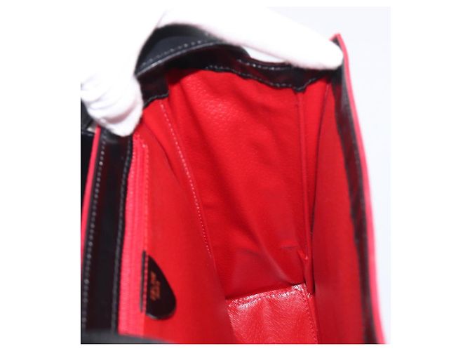 Céline Borsa a tracolla Circle CELINE Suede Red Gold Auth 198547A Rosso D'oro - vista 19