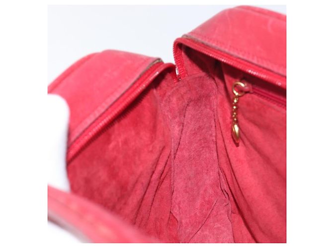 Borsa a tracolla GUCCI in pelle rossa e oro Auth 199603 Rosso D'oro - vista 20