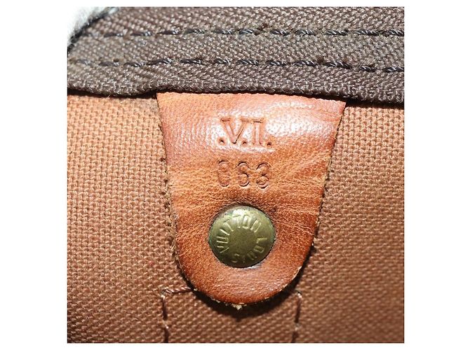 LOUIS VUITTON Monogram Keepall 55 Boston Bag M41424 LV Auth 197524 Monogramma - vista 12