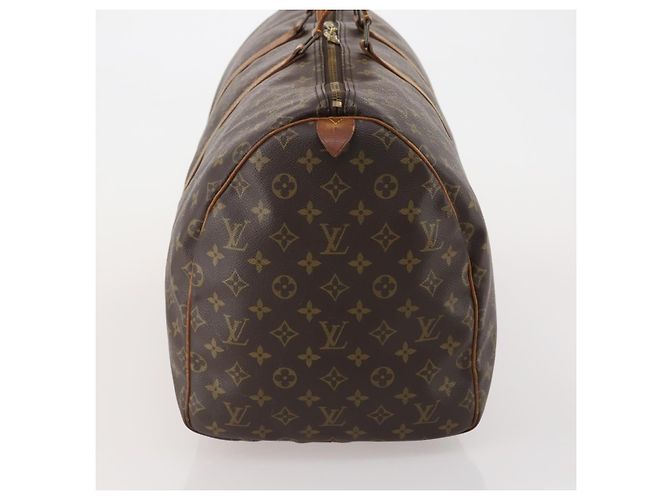 LOUIS VUITTON Monogram Keepall 55 Boston Bag M41424 LV Auth 197524 Monogramma - vista 4