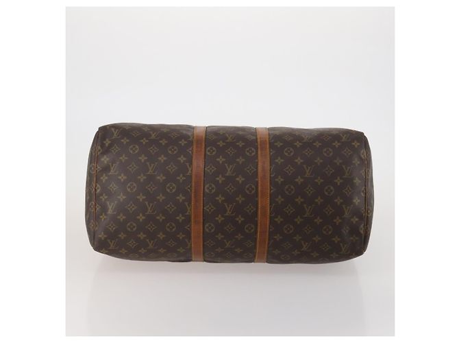 LOUIS VUITTON Monogram Keepall 55 Boston Bag M41424 LV Auth 197524 Monogramma - vista 5
