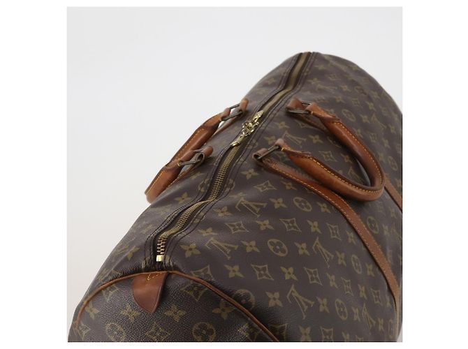 LOUIS VUITTON Monogram Keepall 55 Boston Bag M41424 LV Auth 197524 Monogramma - vista 6