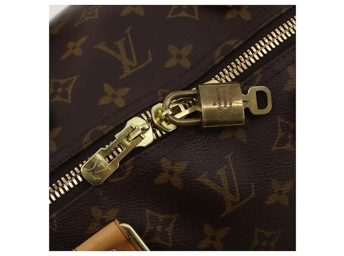LOUIS VUITTON Monogram Keepall 55 Boston Bag M41424 LV Auth 198304V Monogramma - vista 10
