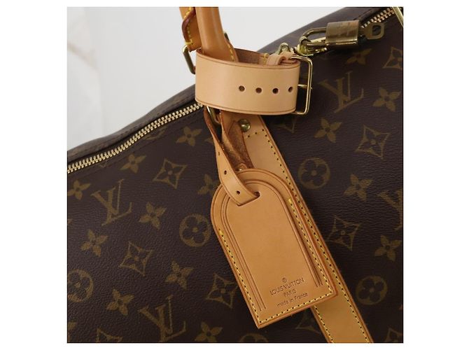 LOUIS VUITTON Monogram Keepall 55 Boston Bag M41424 LV Auth 198304V Monogramma - vista 19