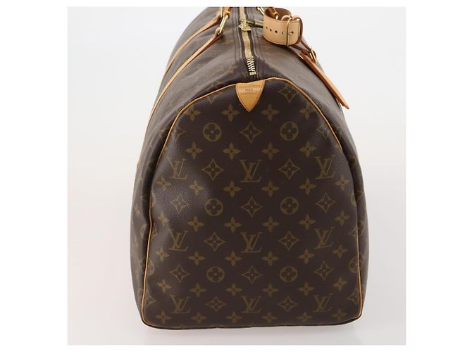 LOUIS VUITTON Monogram Keepall 55 Boston Bag M41424 LV Auth 198304V Monogramma - vista 4