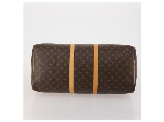 LOUIS VUITTON Monogram Keepall 55 Boston Bag M41424 LV Auth 198304V Monogramma - vista 5