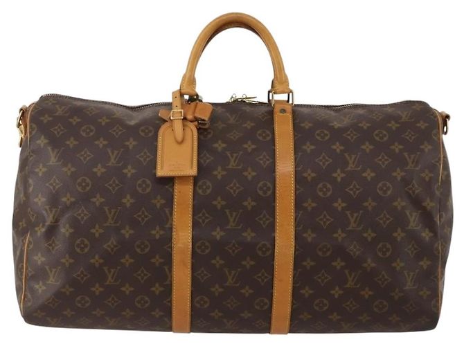 LOUIS VUITTON Monogram Keepall Bandouliere55 Boston Bag M41414 LV Auth 194862V Monogramma - vista 13