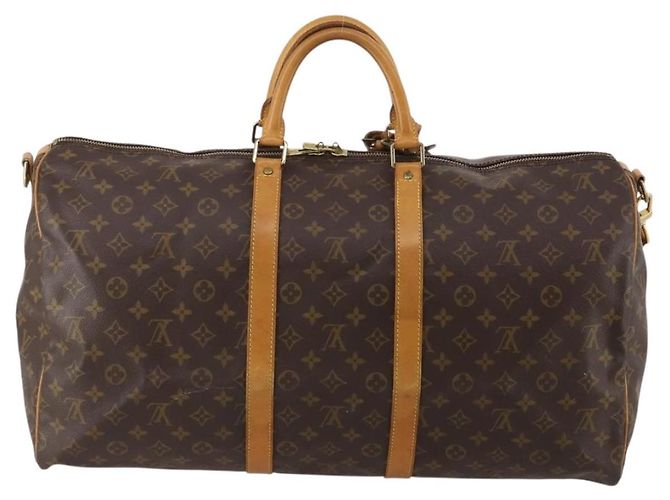 LOUIS VUITTON Monogram Keepall Bandouliere55 Boston Bag M41414 LV Auth 194862V Monogramma - vista 2