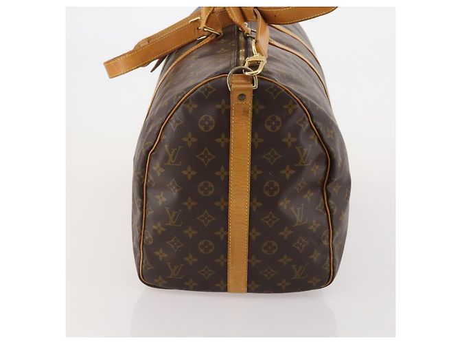 LOUIS VUITTON Monogram Keepall Bandouliere55 Boston Bag M41414 LV Auth 194862V Monogramma - vista 3