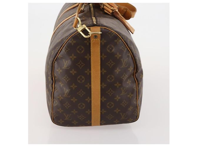 LOUIS VUITTON Monogram Keepall Bandouliere55 Boston Bag M41414 LV Auth 194862V Monogramma - vista 4