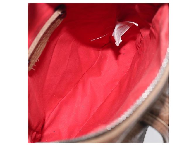 Borsa a tracolla BOTTEGA VENETA in pelle marrone 145152 Auth ep15711 - vista 11