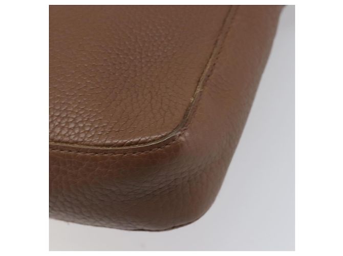 Borsa a tracolla BOTTEGA VENETA in pelle marrone 145152 Auth ep15711 - vista 15