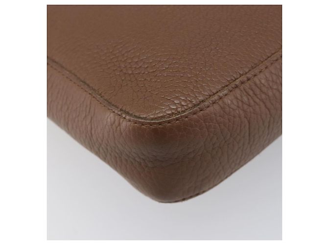 Borsa a tracolla BOTTEGA VENETA in pelle marrone 145152 Auth ep15711 - vista 16