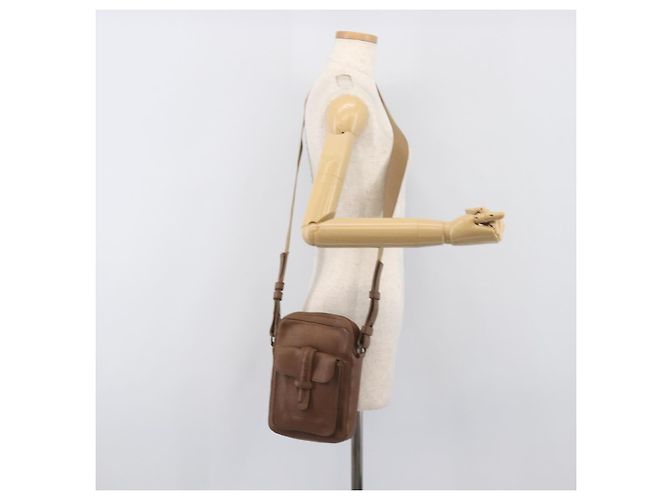 Borsa a tracolla BOTTEGA VENETA in pelle marrone 145152 Auth ep15711 - vista 22