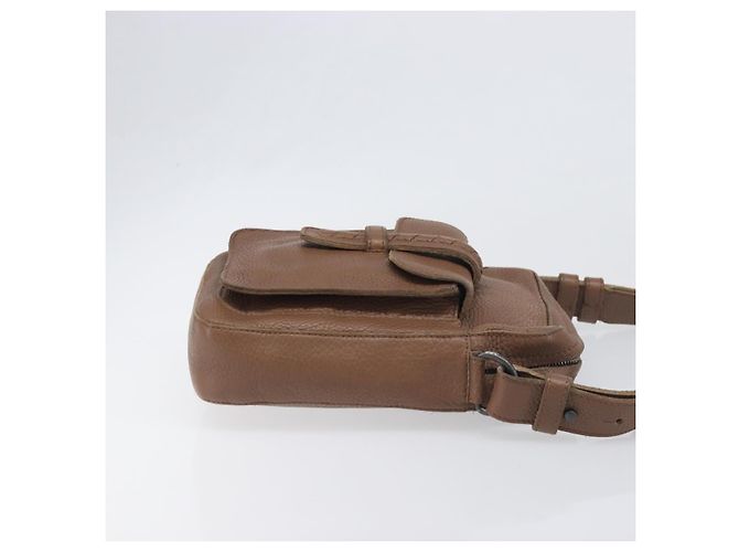 Borsa a tracolla BOTTEGA VENETA in pelle marrone 145152 Auth ep15711 - vista 3