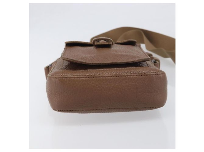 Borsa a tracolla BOTTEGA VENETA in pelle marrone 145152 Auth ep15711 - vista 5