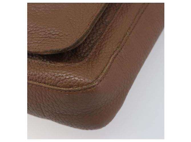 Borsa a tracolla BOTTEGA VENETA in pelle marrone 145152 Auth ep15711 - vista 9