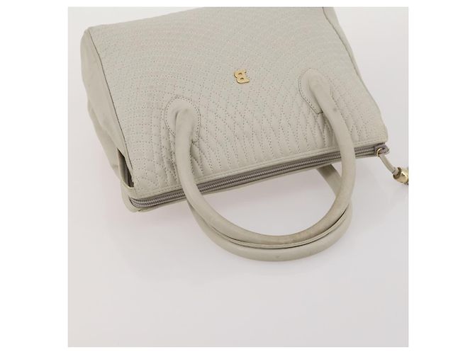 Borsa a tracolla BALLY in pelle Set da 2 Nero Bianco Auth bs36550 - vista 13