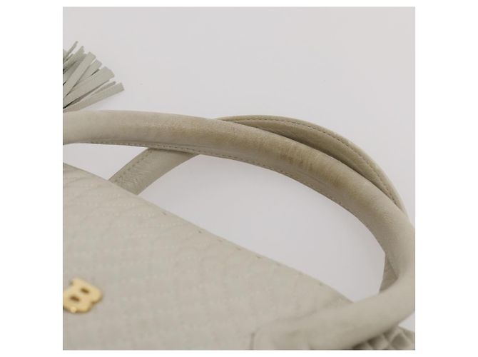 Borsa a tracolla BALLY in pelle Set da 2 Nero Bianco Auth bs36550 - vista 14