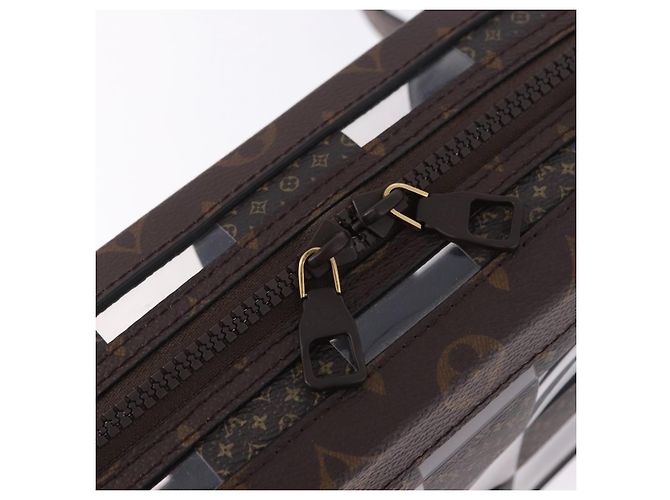 LOUIS VUITTON Monogram Chess Slim Soft Trunk Bag M20871 LV Auth 195571SAM Monogramma - vista 10