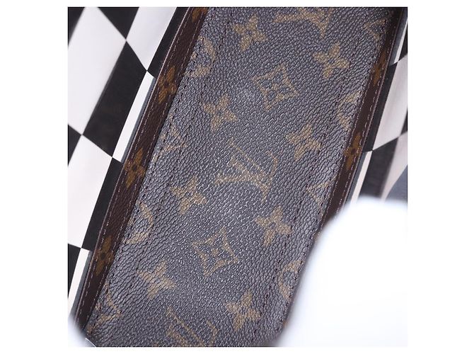 LOUIS VUITTON Monogram Chess Slim Soft Trunk Bag M20871 LV Auth 195571SAM Monogramma - vista 11