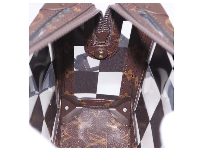 LOUIS VUITTON Monogram Chess Slim Soft Trunk Bag M20871 LV Auth 195571SAM Monogramma - vista 19