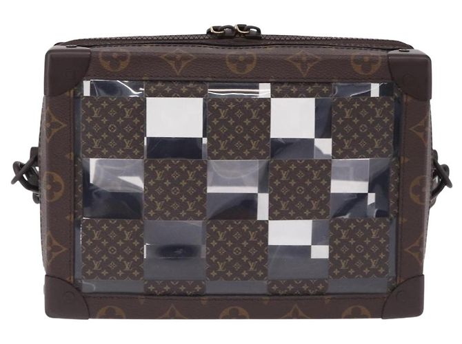 LOUIS VUITTON Monogram Chess Slim Soft Trunk Bag M20871 LV Auth 195571SAM Monogramma - vista 2