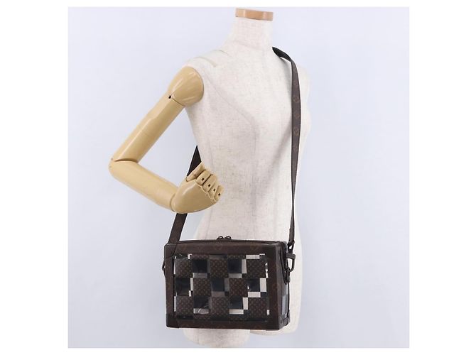 LOUIS VUITTON Monogram Chess Slim Soft Trunk Bag M20871 LV Auth 195571SAM Monogramma - vista 21