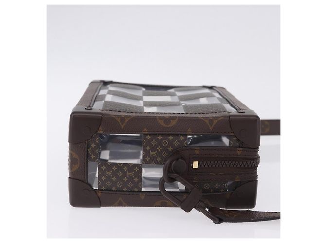 LOUIS VUITTON Monogram Chess Slim Soft Trunk Bag M20871 LV Auth 195571SAM Monogramma - vista 3