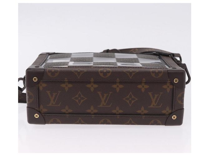 LOUIS VUITTON Monogram Chess Slim Soft Trunk Bag M20871 LV Auth 195571SAM Monogramma - vista 5