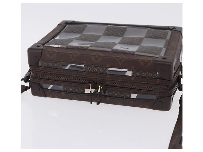 LOUIS VUITTON Monogram Chess Slim Soft Trunk Bag M20871 LV Auth 195571SAM Monogramma - vista 6