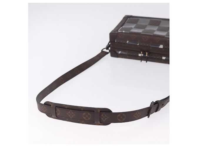 LOUIS VUITTON Monogram Chess Slim Soft Trunk Bag M20871 LV Auth 195571SAM Monogramma - vista 7