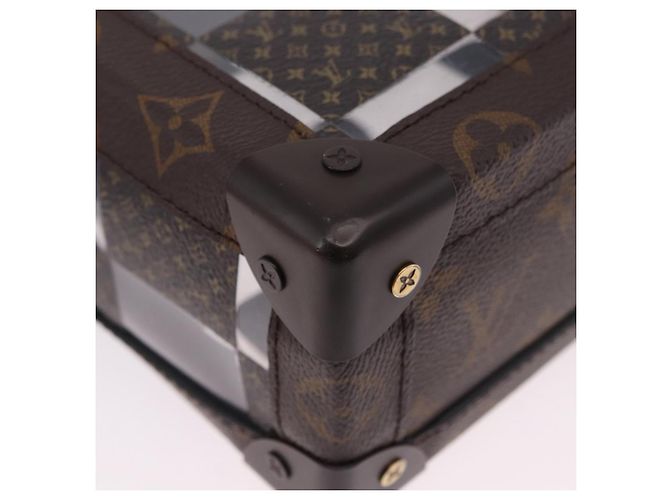LOUIS VUITTON Monogram Chess Slim Soft Trunk Bag M20871 LV Auth 195571SAM Monogramma - vista 9