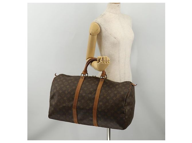 LOUIS VUITTON Monogram Keepall 45 Boston Bag M41428 LV Auth 197500 Monograma - vista 22