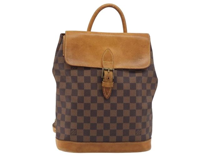 Zaino LOUIS VUITTON Damier Ebene Arlucan N99038 LV Auth 197509 - vista 13