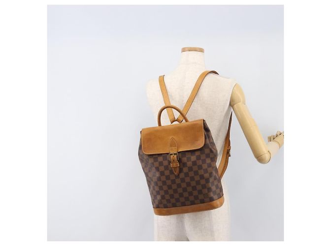 Zaino LOUIS VUITTON Damier Ebene Arlucan N99038 LV Auth 197509 - vista 26