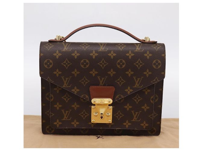 LOUIS VUITTON Monogram Monceau28 Handtasche M51185 LV Auth 197738V Monogramm - Ansicht 12