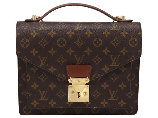 LOUIS VUITTON Monogram Monceau28 Handtasche M51185 LV Auth 197738V Monogramm - Ansicht 13