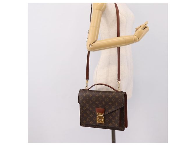 LOUIS VUITTON Monogram Monceau28 Handtasche M51185 LV Auth 197738V Monogramm - Ansicht 26