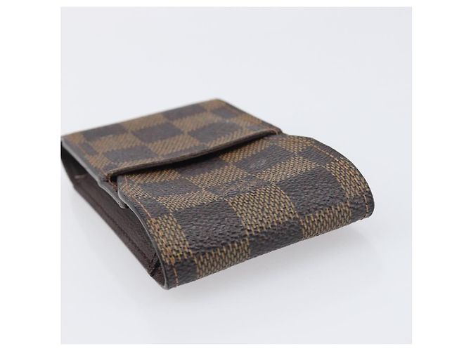 LOUIS VUITTON Monogram Damier Ebene Etui Cigarette Case 3 Set LV Auth BA14540 Monograma - vista 11