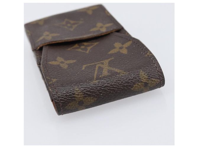 LOUIS VUITTON Monogram Damier Ebene Etui Cigarette Case 3 Set LV Auth BA14540 Monograma - vista 17