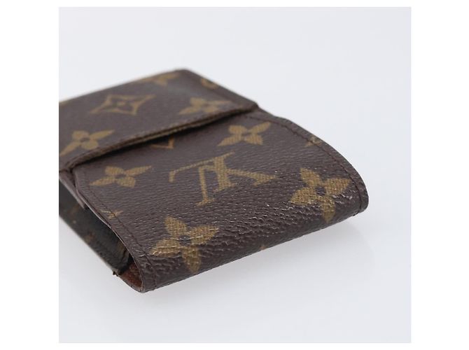 LOUIS VUITTON Monogram Damier Ebene Etui Cigarette Case 3 Set LV Auth BA14540 Monograma - vista 5