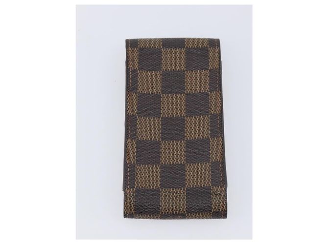 LOUIS VUITTON Monogram Damier Ebene Etui Cigarette Case 3 Set LV Auth BA14540 Monograma - vista 9