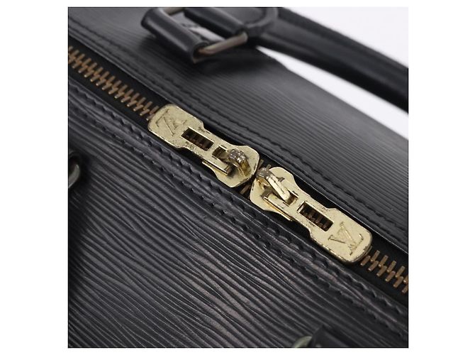 LOUIS VUITTON Epi Keepall 45 Boston Bag Black M42972 LV Auth 194748 Nero - vista 10