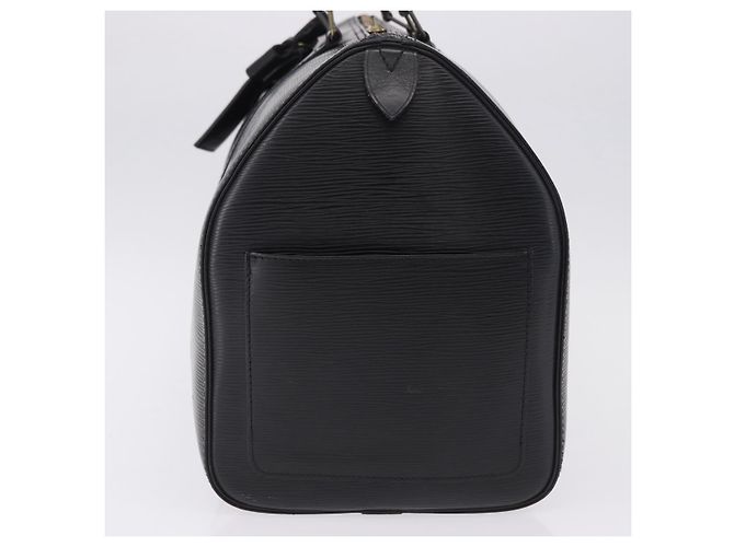 LOUIS VUITTON Epi Keepall 45 Boston Bag Black M42972 LV Auth 194748 Nero - vista 3