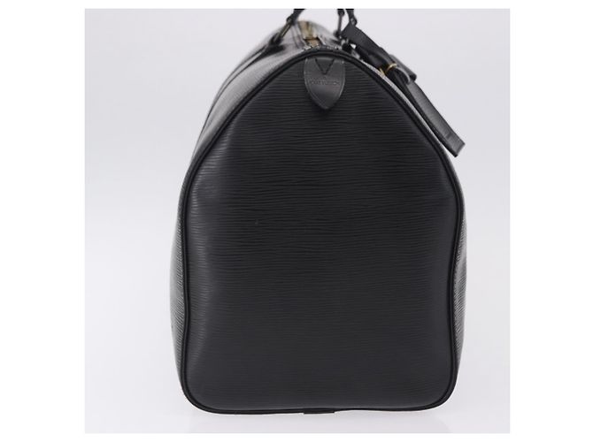 LOUIS VUITTON Epi Keepall 45 Boston Bag Black M42972 LV Auth 194748 Nero - vista 4