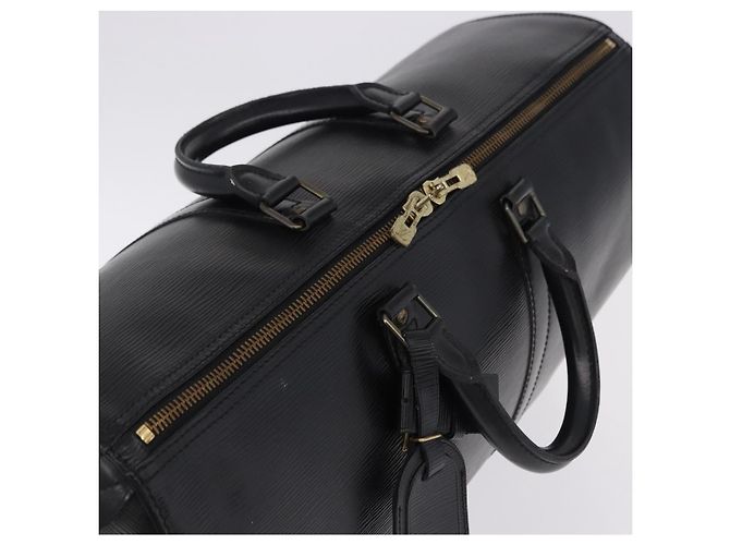 LOUIS VUITTON Epi Keepall 45 Boston Bag Black M42972 LV Auth 194748 Nero - vista 7