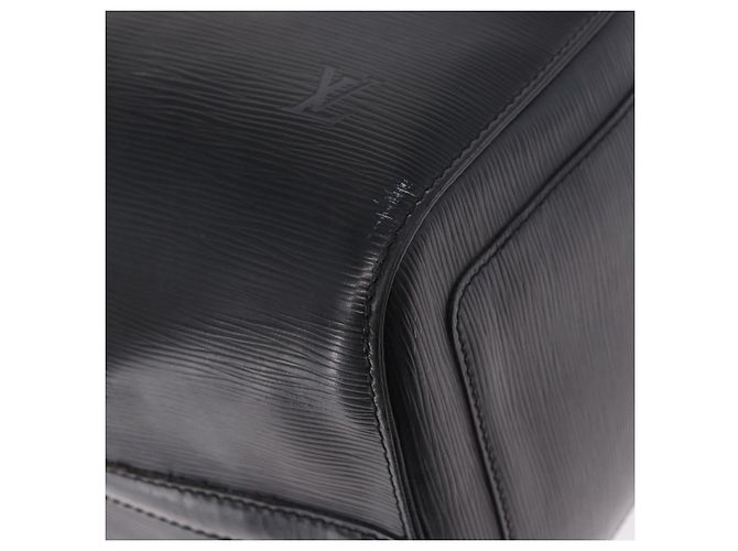 LOUIS VUITTON Epi Keepall 45 Boston Bag Black M42972 LV Auth 194748 Nero - vista 9